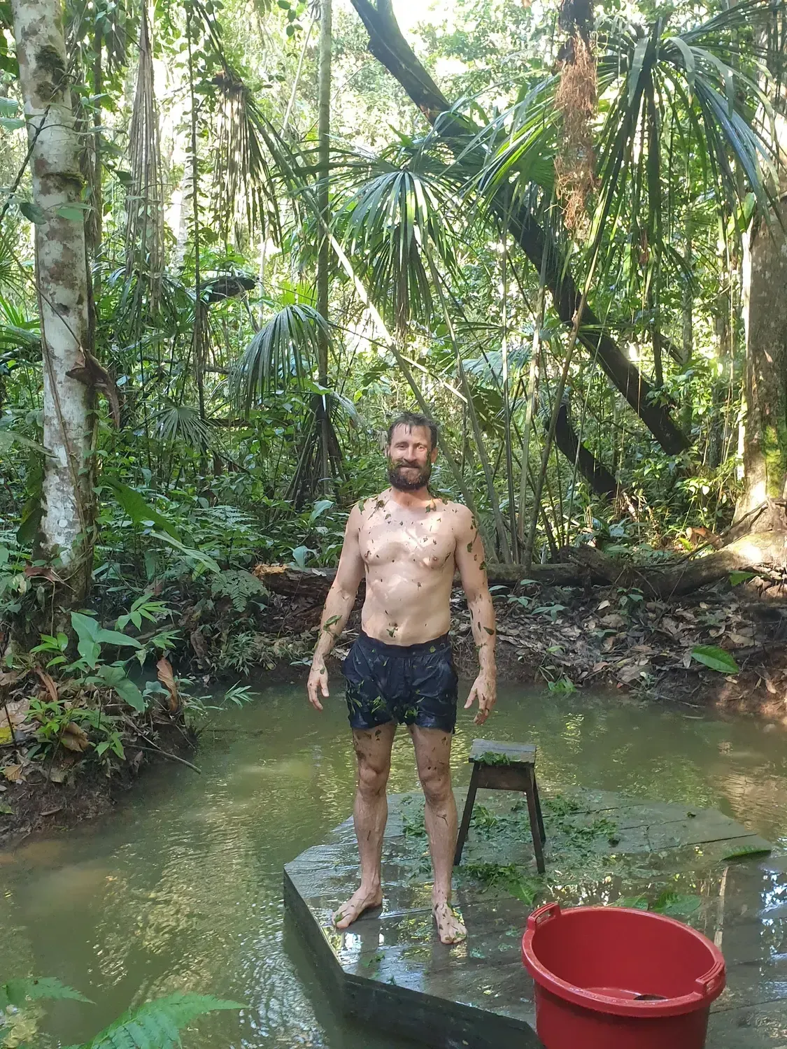 Life at Ayaselva — a moment from the jungle, the maloka, or a retreat.