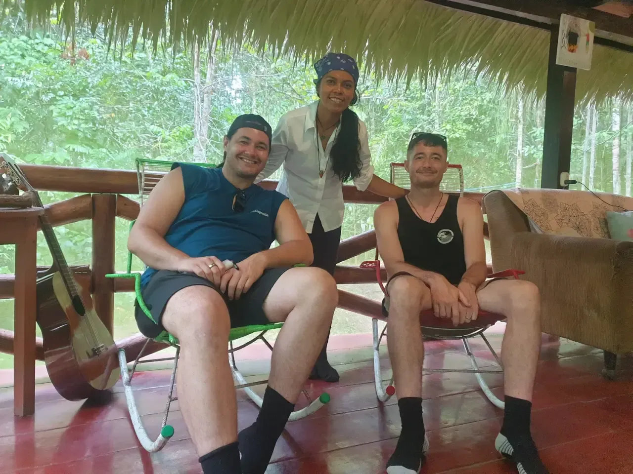 Life at Ayaselva — a moment from the jungle, the maloka, or a retreat.