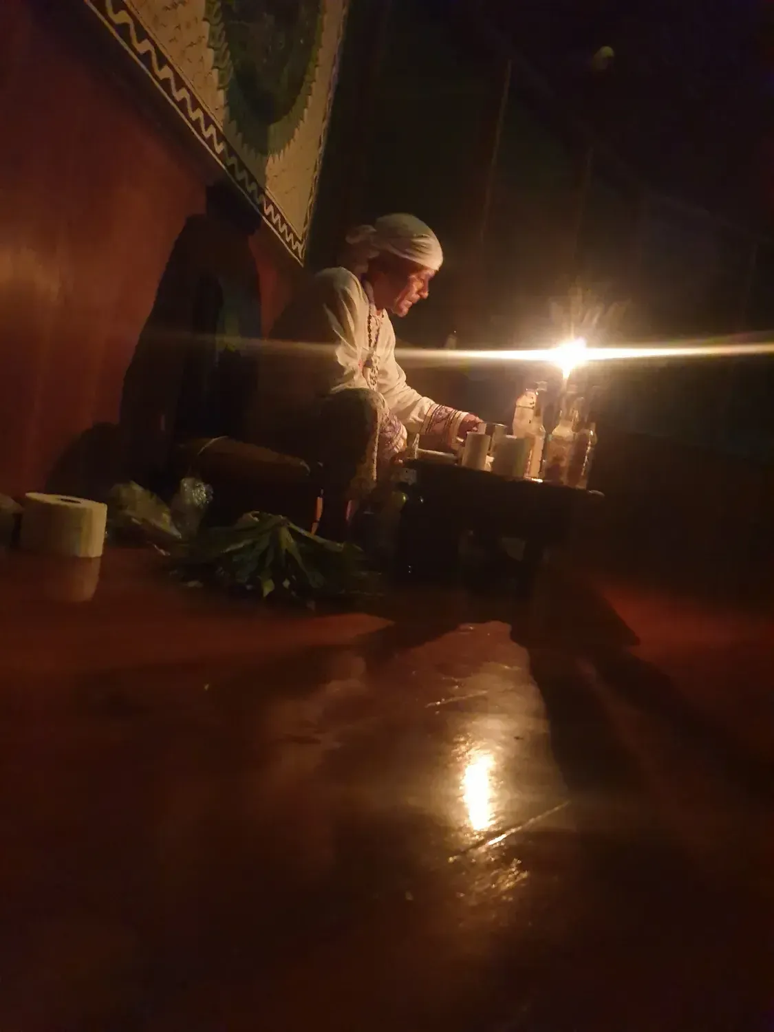 Life at Ayaselva — a moment from the jungle, the maloka, or a retreat.