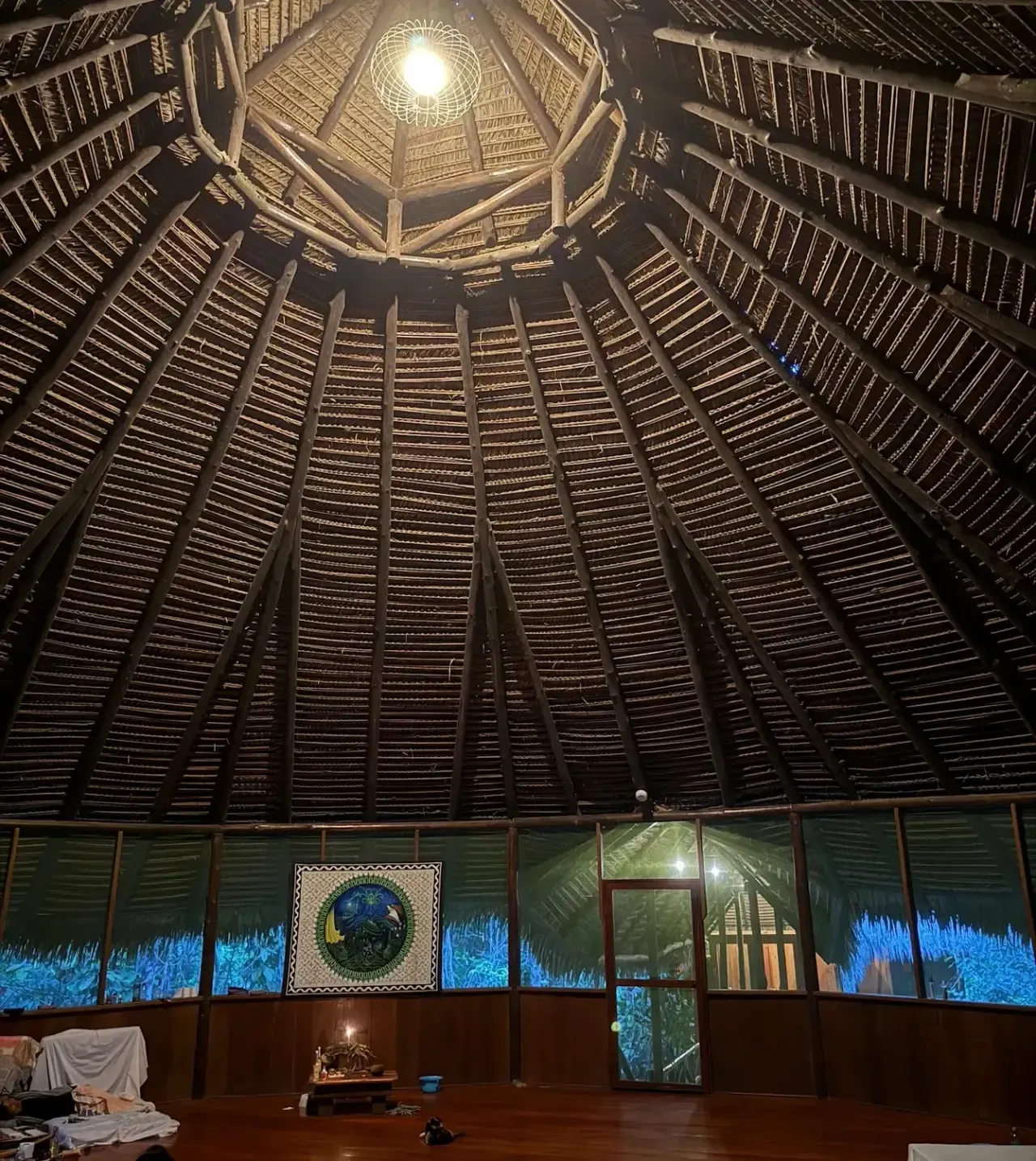 Life at Ayaselva — a moment from the jungle, the maloka, or a retreat.