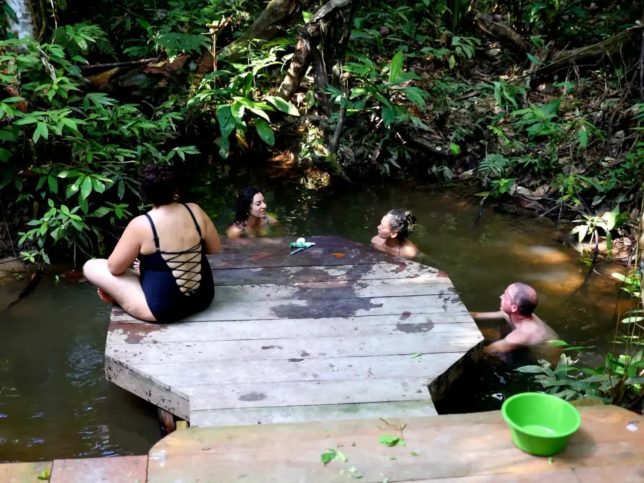 Life at Ayaselva — a moment from the jungle, the maloka, or a retreat.