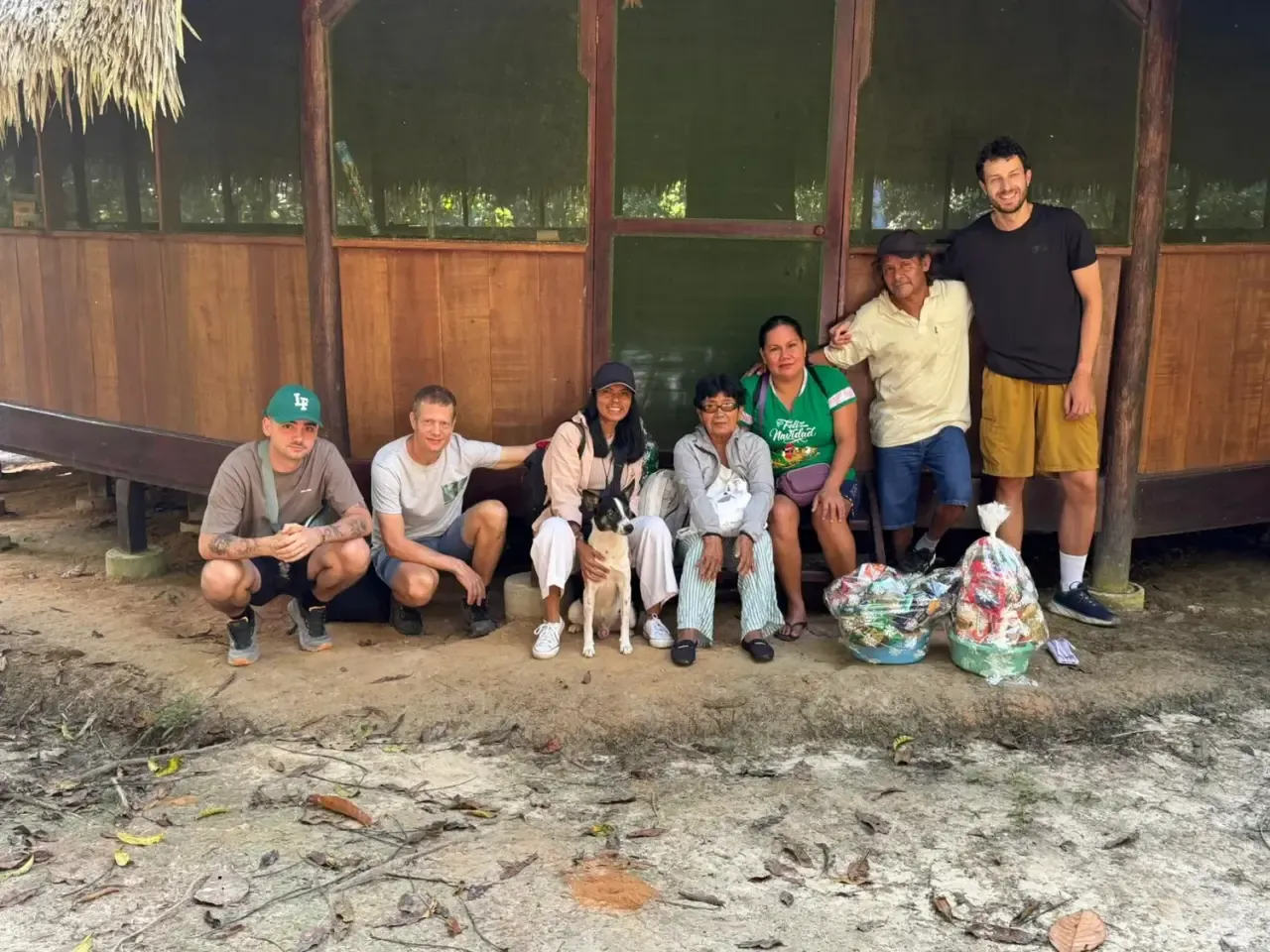 Life at Ayaselva — a moment from the jungle, the maloka, or a retreat.