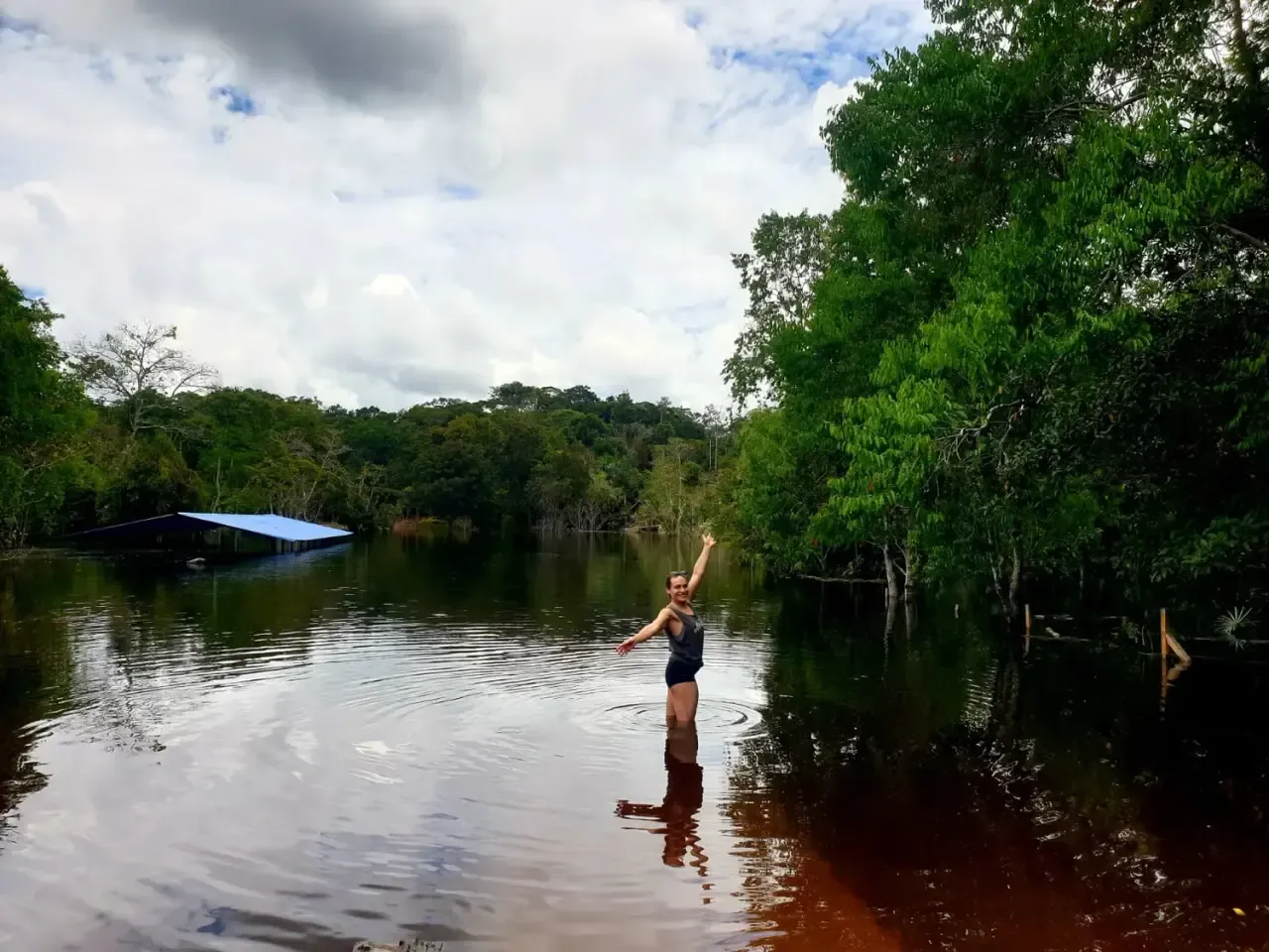 Life at Ayaselva — a moment from the jungle, the maloka, or a retreat.