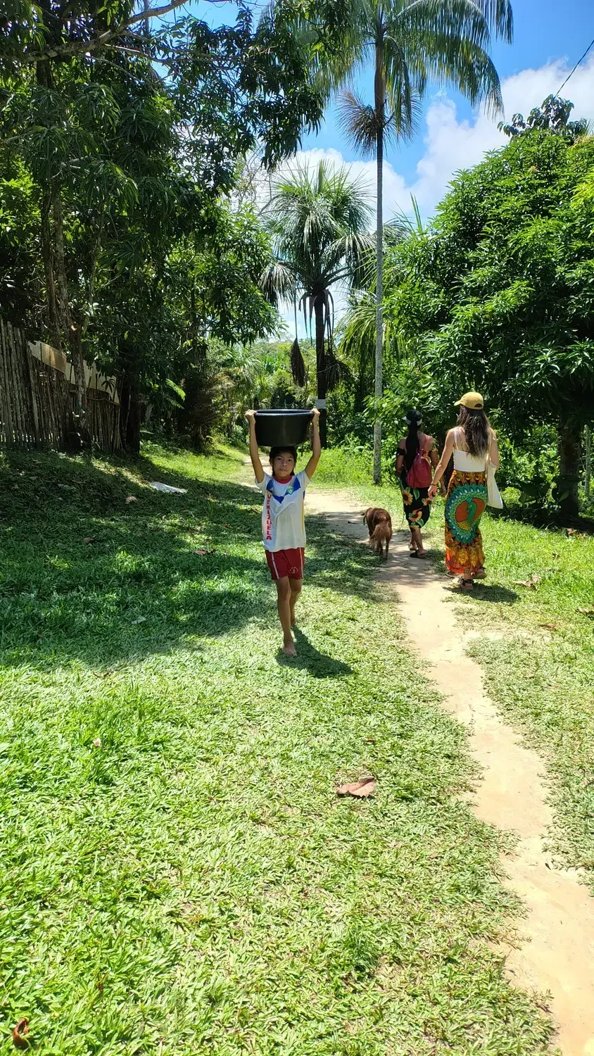Life at Ayaselva — a moment from the jungle, the maloka, or a retreat.