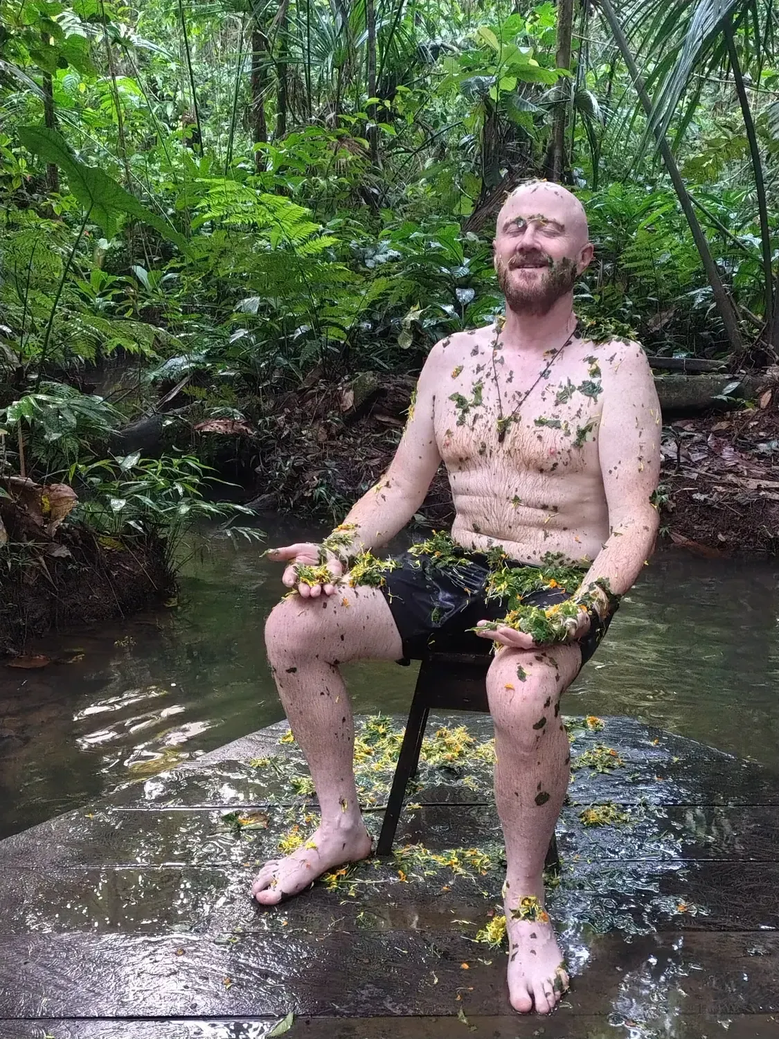 Life at Ayaselva — a moment from the jungle, the maloka, or a retreat.