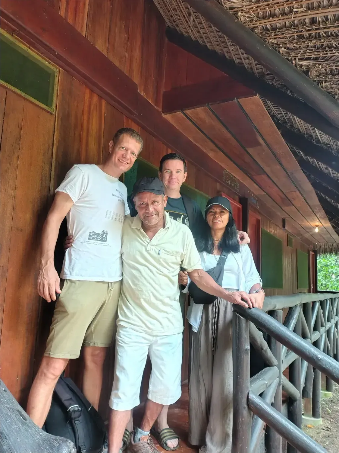 Life at Ayaselva — a moment from the jungle, the maloka, or a retreat.
