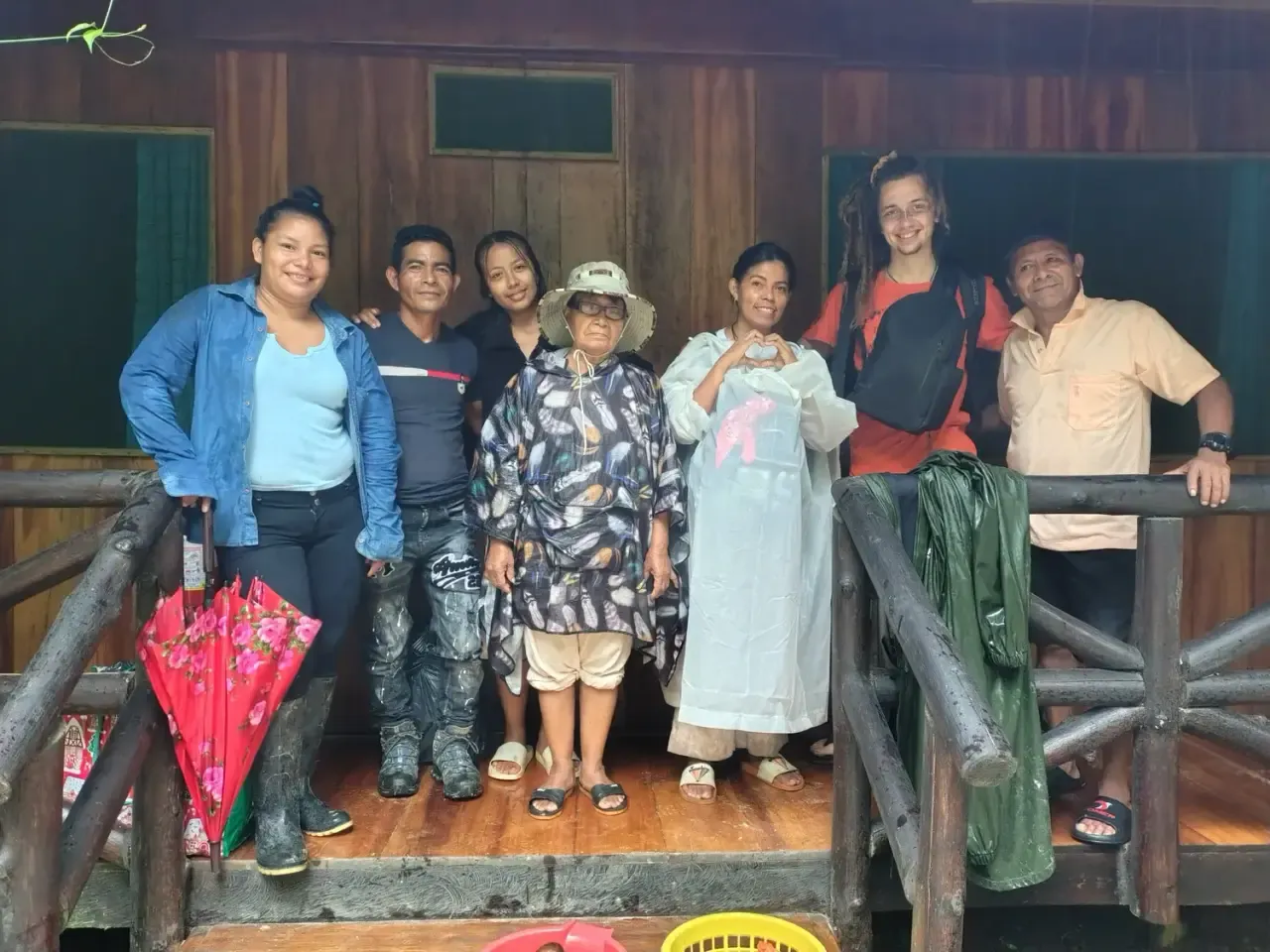 Life at Ayaselva — a moment from the jungle, the maloka, or a retreat.