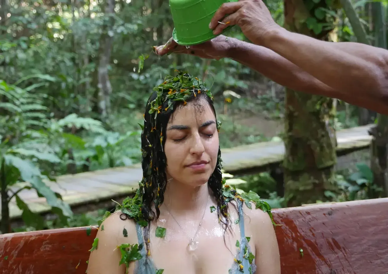 Life at Ayaselva — a moment from the jungle, the maloka, or a retreat.