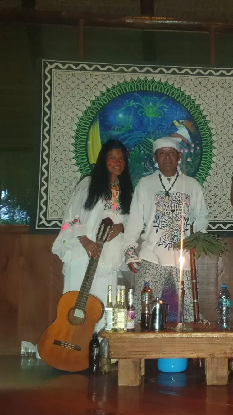 Life at Ayaselva — a moment from the jungle, the maloka, or a retreat.