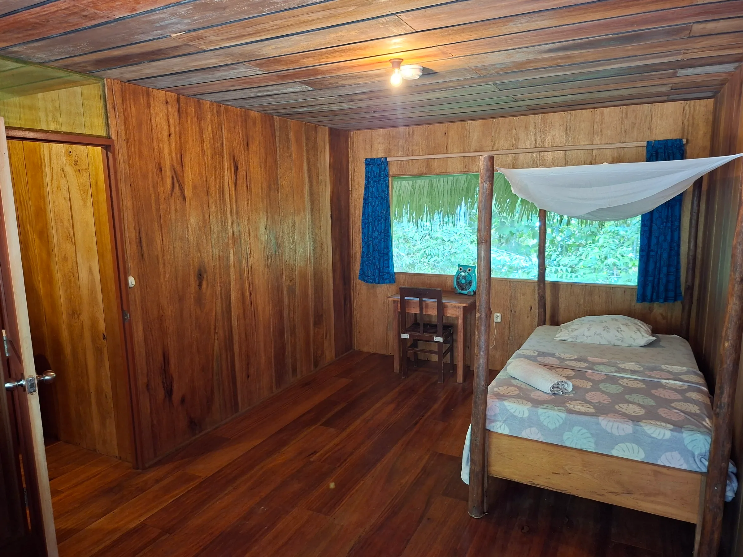 Inside the accommodation at Ayaselva.